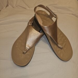 UTENAG Womens Arch Support Sandals Orthotic Adjustable Thong Flip Flops Shoes